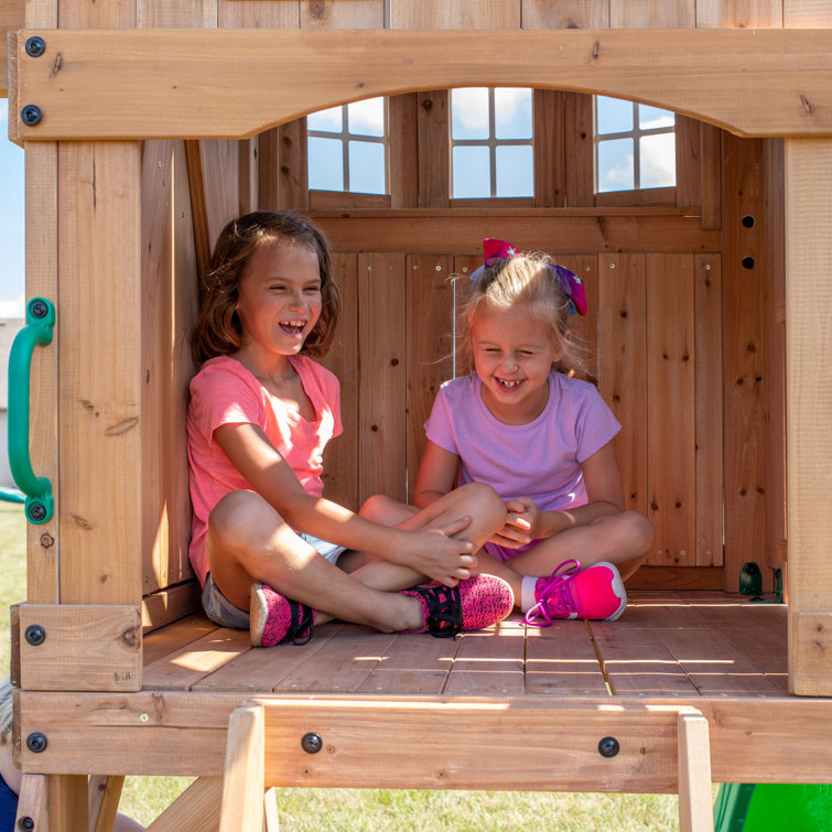 Montpelier cedar store wooden swing set